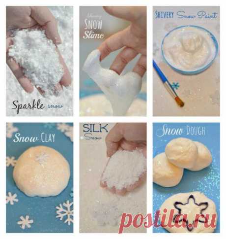 Как сделать искусственный снег — 20 рецептов | Подружки