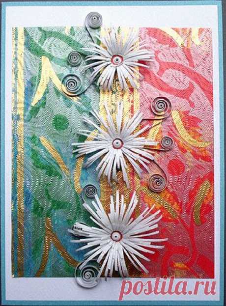 All Things Paper: Exotic Quilled Fringed Flowers