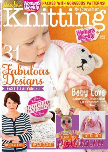 WOMAN'S WEEKLY KNITTING & CROCHET June 2014