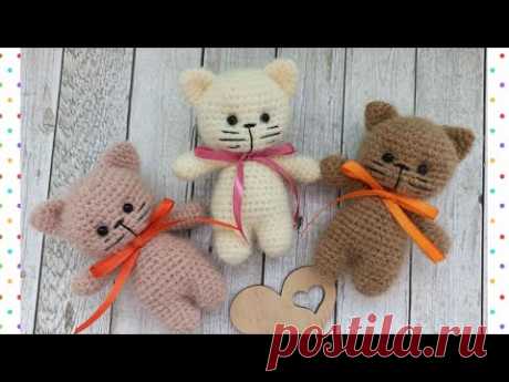 Котенок вязаный крючком/kitten crochet/Kätzchen häkeln