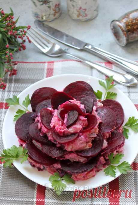 Салат «Черная роза» — рецепт с фото пошагово