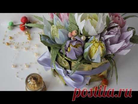 Как сделать Букет из конфет и чая своими руками - запись пользователя Anna Makes Flowers (Анна) в сообществе Свит-дизайн в категории Мастер классы по свит-дизайну
