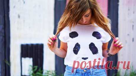 Гелакси панда / Рисунки и надписи / Модный сайт о стильной переделке одежды и интерьера