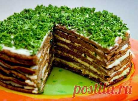 Праздничный печеночный торт - Сайт viviakrasotazdorove!