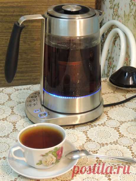 Очень умный чайник для копорского чая.