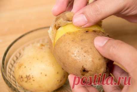 Как быстро очистить вареную картошку - Калейдоскоп событий