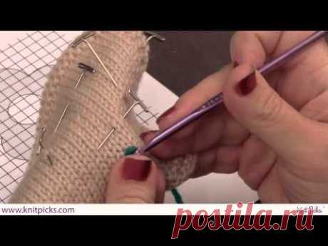 Как вышивать на вязаной одежде - основной трикотажный шов,советы и видео мк в помощь начинающим