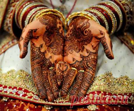 (+1) - Mehndi: индийская традиция расписывать хной руки и ноги невесты | ДОМОХОЗЯЙКИ+