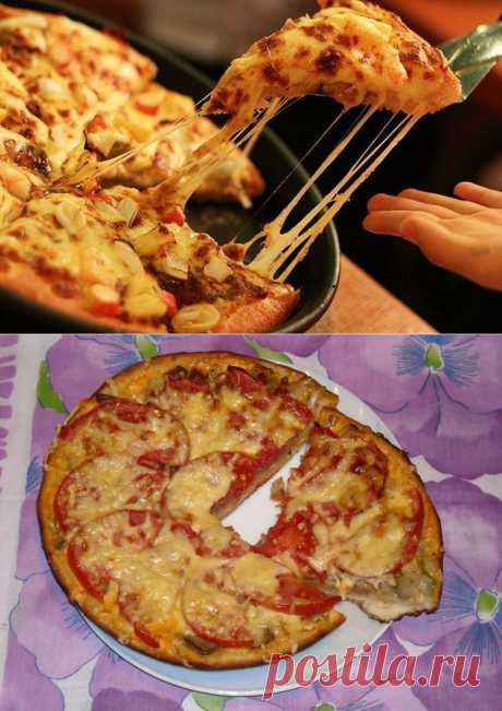 Два рецепта очень быстрой пиццы! | ЖЕНСКИЙ МИР