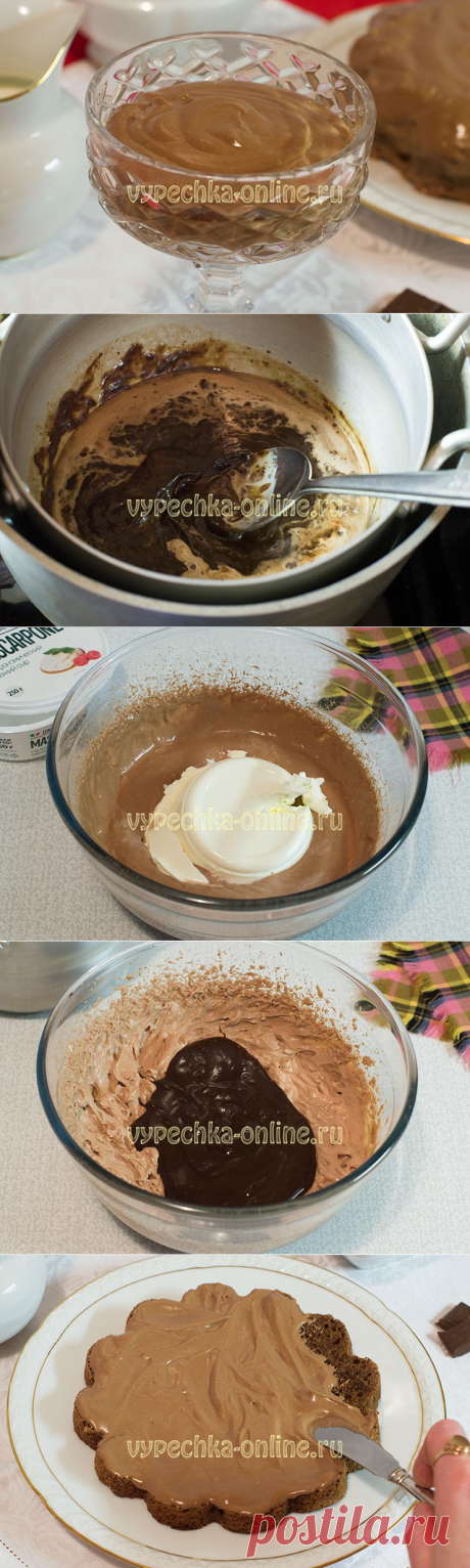 ✔️Крем из маскарпоне и сливок для торта - рецепт с фото пошагово (шоколадный, для бисквита, капкейков)