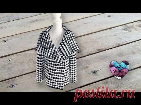 Concours! Cardigan Style Chanel toutes tailles "Lidia Crochet Tricot"