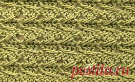 Рельефный узор крючком (мастер-класс) / Free crochet relieve stitch pattern (with tutorial)