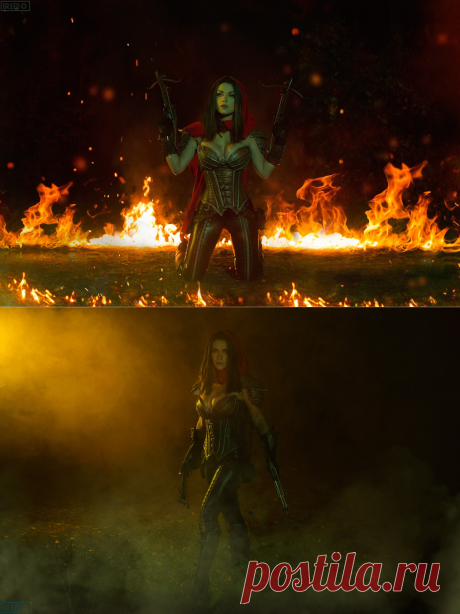 Diablo 3 - Горячая Охотница на Демонов в исполнении Ирины Мейер