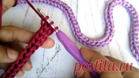 طريقه جديده وسهله لعمل يد شنطة / حقيبة كروشيه New &amp; easy crochet hand bag