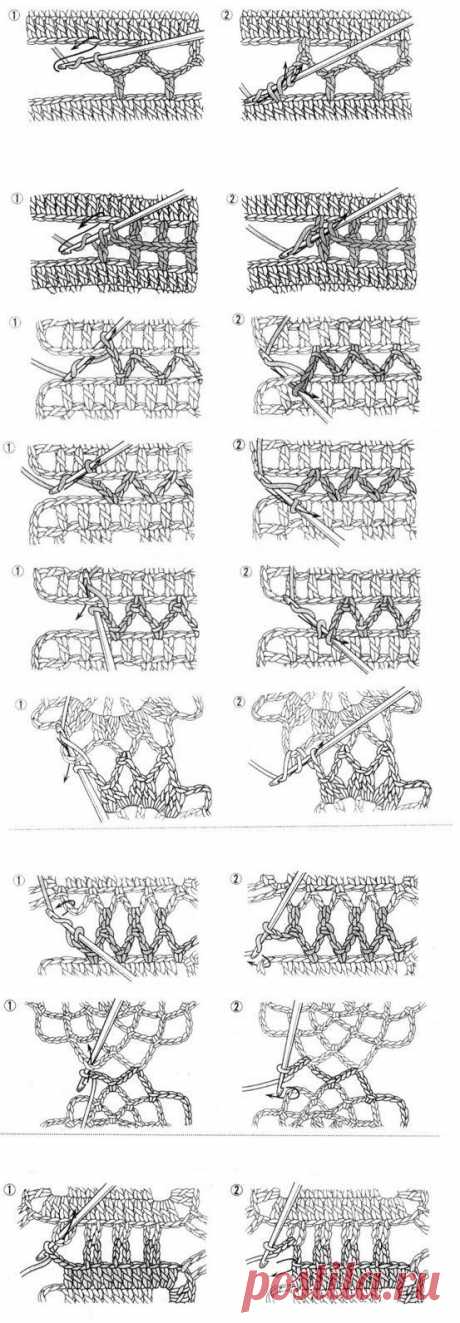 different joining stitches in crochet! | Haken