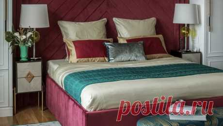 Дизайн спальни в стиле ар-деко