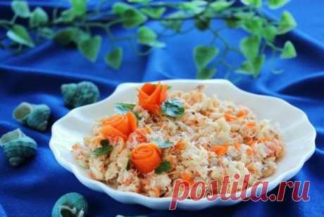 Салат из рыбы с морковью «Раковые шейки» / Простые рецепты
