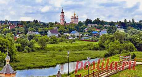 Россия:Исторический город в Калужской области - Боровск!