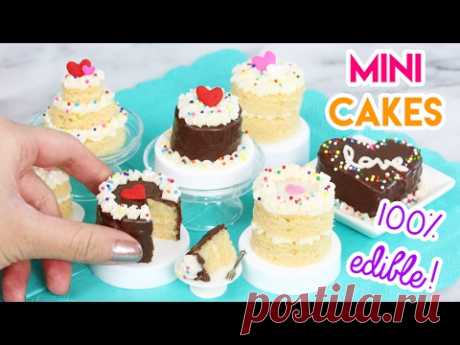 How to Make Mini Cakes in an Easy Bake Oven! 💖😄