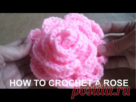 how to crochet a rose