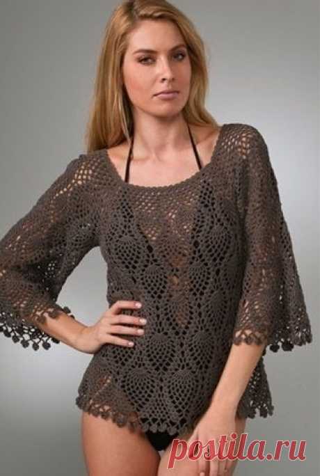 Irish crochet &: BLOUSE