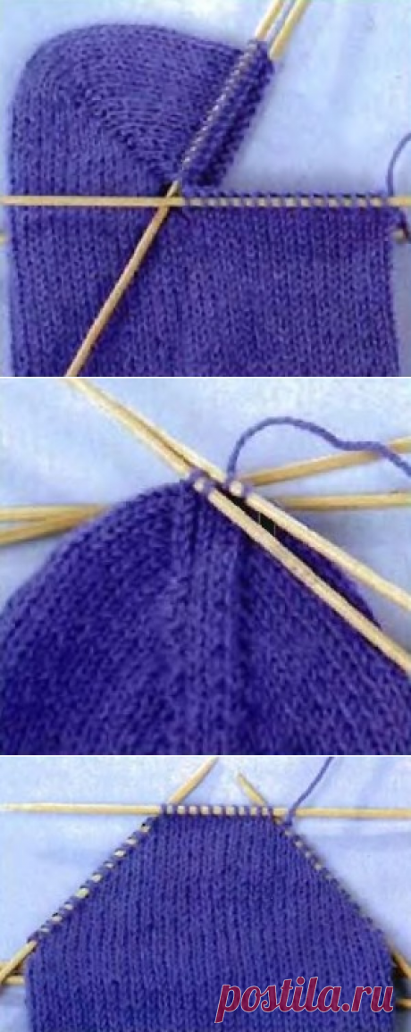 Общие правила вязания носков с пяткой «Бумеранг»