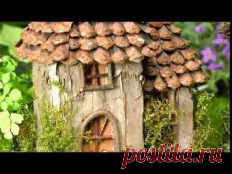 Beautiful miniature fairy garden house