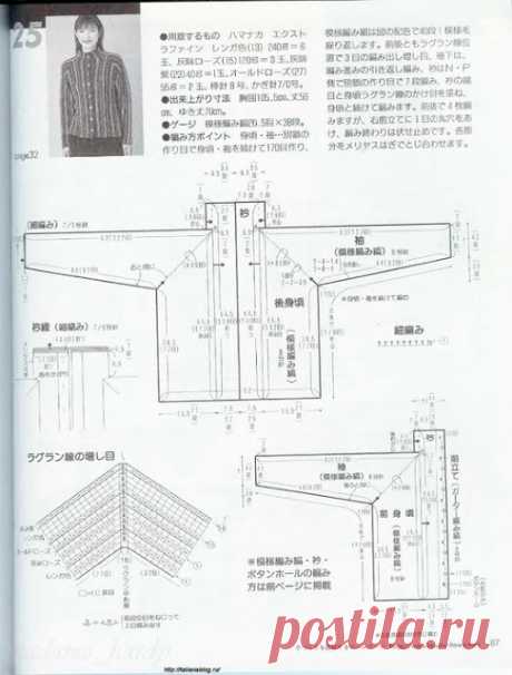 Японский журнал LET'S KNIT SERIES со схемами (Вяжем спицами) №4