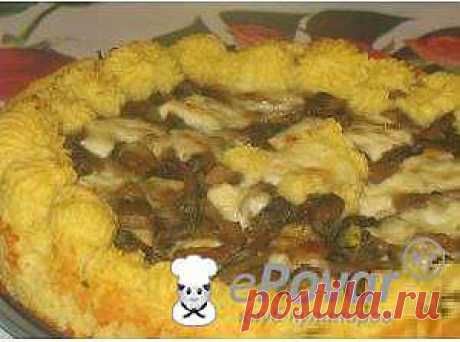 Картофельный пирог с грибами и брынзой — Рецепт приготовления с фото — Горячие блюда, Блюда из грибов