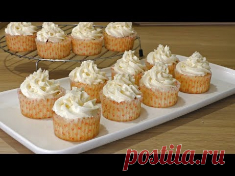 ✧ НЕЖНЫЕ КАПКЕЙКИ &quot;Ванильные&quot; ✧ Vanilla Cupcakes with Buttercream ✧ Марьяна - YouTube