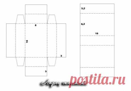 Как сделать простую коробочку-упаковку