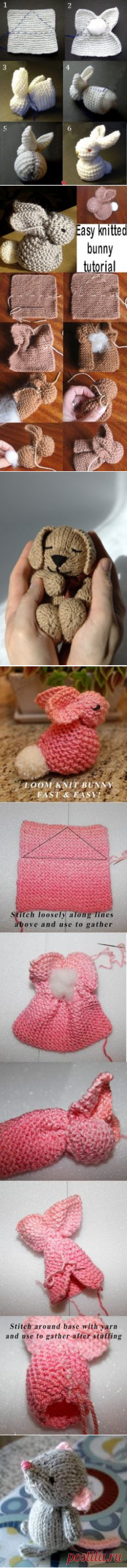 (148) Knitted Bunnies