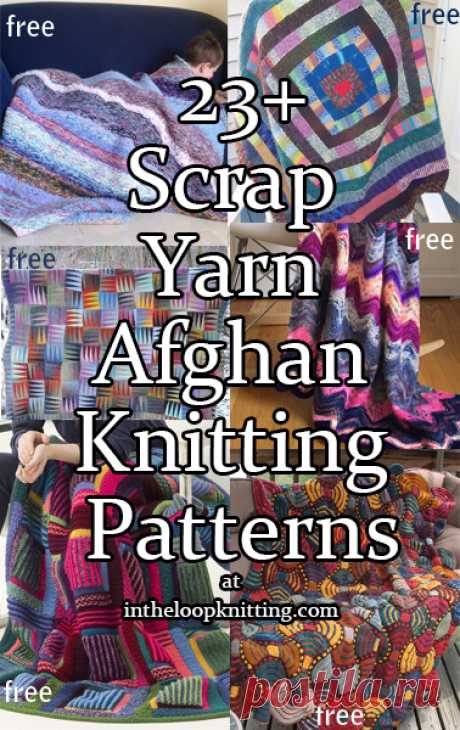 Scrap and Stash Afghan Knitting Patterns - In the Loop Knitting