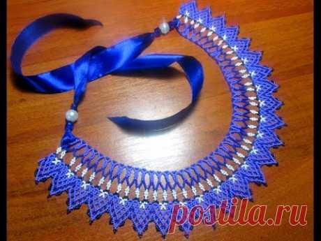 Колье - воротник из бисера/ Бисероплетение / Necklace - collar of beads.