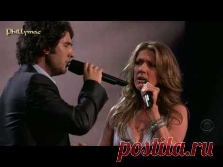 Celine Dion &amp; Josh Groban Live &quot;The Prayer&quot; (HD 720p)