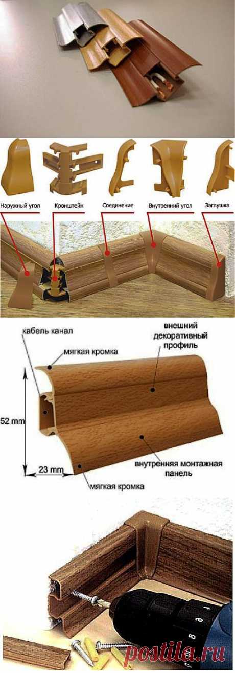 Установка пластикового плинтуса | Ремонт квартиры своими руками