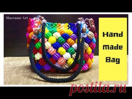 Macrame Bag New Design | Handmade Macrame Bag | Macrame Art