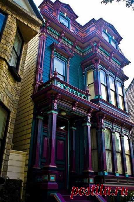 Викторианский дом в Сан-Франциско
