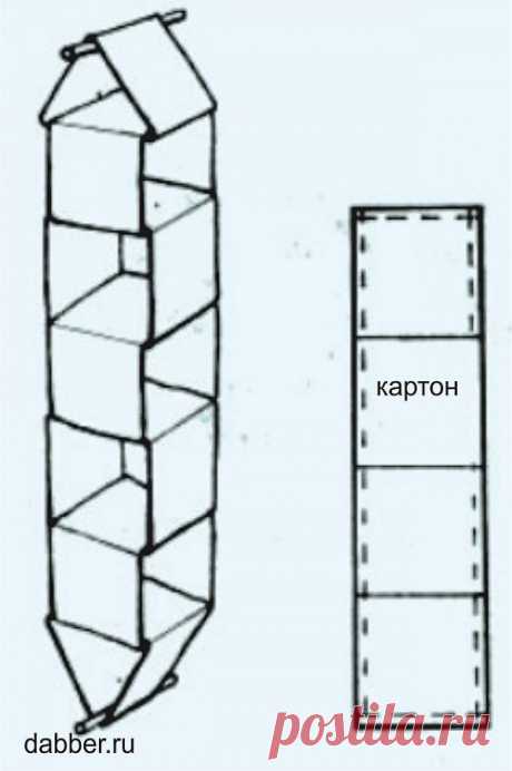 Полка из ткани своими руками