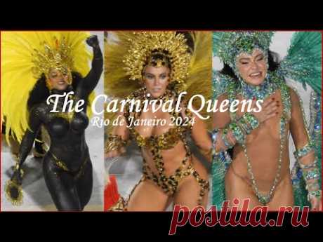 The 12 Samba Queens 👑 - Carnival in Rio de Janeiro 2024 - Most beautiful muses and dancers in Brazil