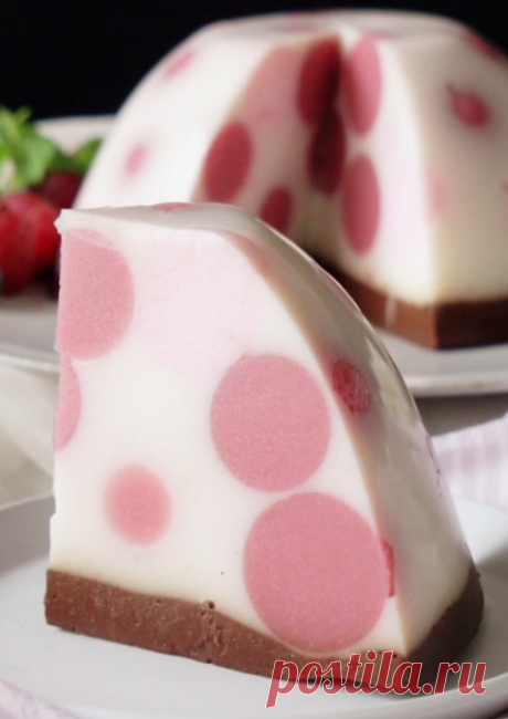 (30) Pinterest - Strawberry Milk Agar-Agar | Рецепт