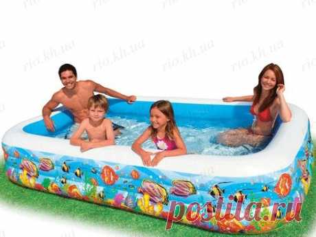 Семейный надувной бассейн Intex, 58485 'Немо' (305*183*56 см) - РИО интернет-магазин игрушек и детских товаров