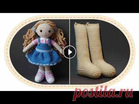 Вязаная кукла крючком Розали, часть 1 (ноги). Crochet doll Rosalie, part 1 (legs). With English subtitles - enable them in YouTube player! Details - Поддержать мой канал: Support my channel by donation: Розали обзор/Rosalie review:: ...