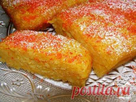 Быстрый сладкий пирог на кефире с тыквой - рецепт с фото на Повар.ру