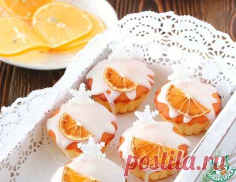 Лимонные кексы под лимонной глазурью – кулинарный рецепт