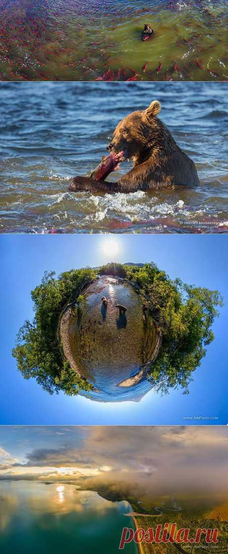 Медвежий край, Курильское озеро, Камчатка | Сферические aэропанорамы, фотографии и 3D туры самых интересных и красивых городов и уголков нашей планеты, 360° панорамы вокруг света | проект AirPano.ru