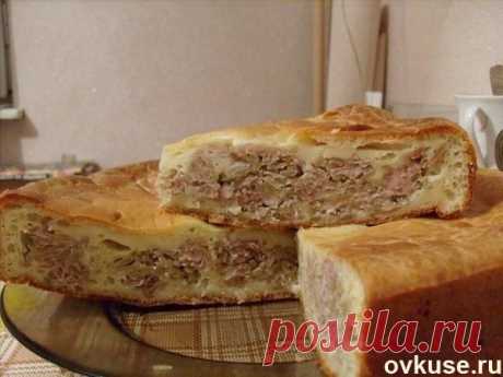 Мясной пирог заливной - Простые рецепты Овкусе.ру