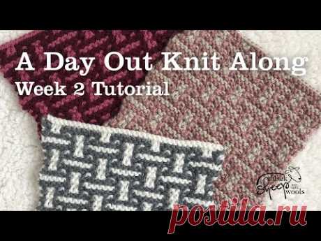 Week 2 | A Day Out Knit Along Blanket - Mosaic Knitting Tutorial