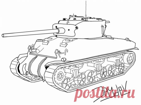 Как нарисовать танк поэтапно карандашом (49 фото) - легкие мастер-классы по рисованию танка