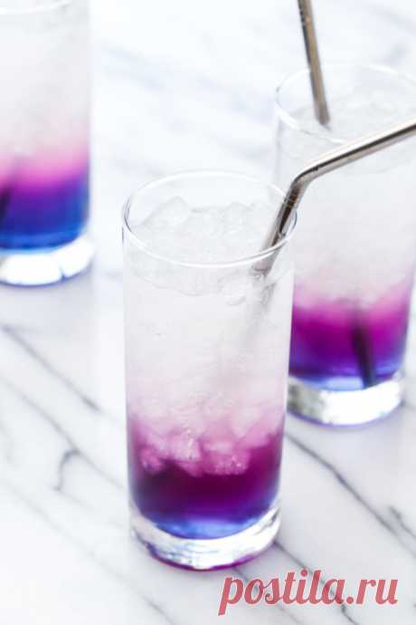 Magic Butterfly Pea Lemonade | Love and Olive Oil